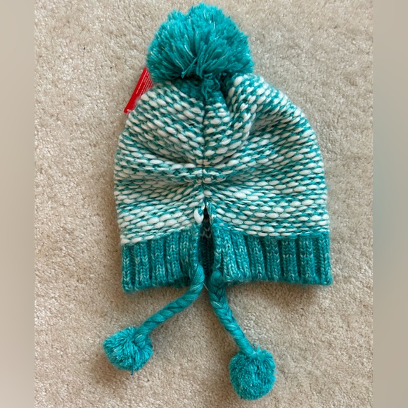 NEW! The North Face Girl's Flecka Earflap Hat Ion Blue Medium - Picture 4 of 4